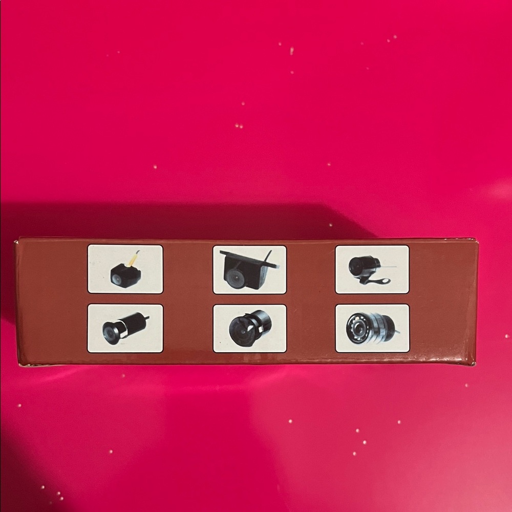 High-Performance Red Car Rear View Camera - Picture 3 of 6